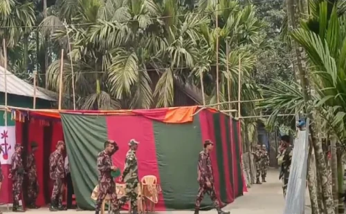 সিসি ক্যামেরা স্থাপন   বিএসএফ তবে বর্ডার গার্ড বাংলাদেশের (বিজিবি) আপত্তির মুখে তা অপসারণের সিদ্ধান্ত নিয়েছে তারা 
