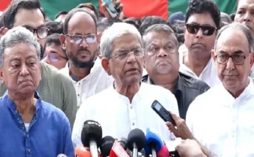 গণঅভ্যুত্থানে আওয়ামী লীগ সরকারের পতনের পর   অন্তর্বর্তী সরকার কার্যকরী ভূমিকা রেখেছেন মহাসচিব মির্জা ফখরুল ইসলাম 
