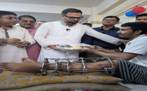 জুলাই গণঅভ্যুত্থানে আহত পরিবারের পাশে থাকবে বিএনপি- আমিনুল হক 