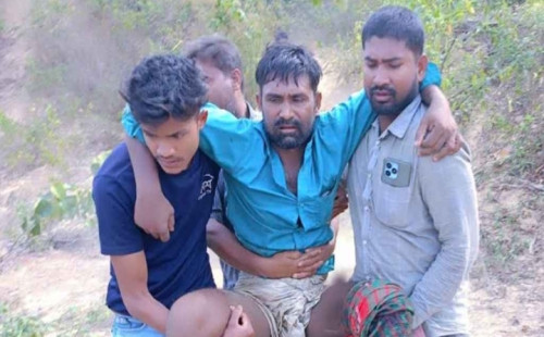 বান্দরবানের নাইক্ষ্যংছড়ি সীমান্তে যুবকের পা বিচ্ছিন্ন 