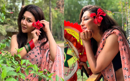 পহেলা বৈশাখ। পুরোনো বছরকে বিদায় জানিয়ে  বাংলার নন্দিত অভিনেত্রী জয়া আহসান 