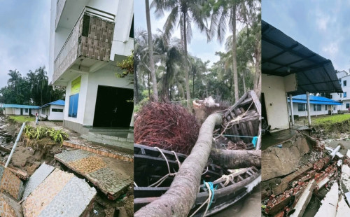 সমুদ্রের ঢেউয়ের আঘাতে প্রায় লন্ডভন্ড ১১টি হোটেল-রিসোর্ট ব্যাপক ক্ষতিগ্রস্ত 