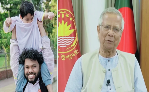 শহিদ শরিফ ওসমান হাদির স্ত্রী ও একমাত্র সন্তানের দায়িত্ব নেবে সরকার ড. মোঃ ইউনুস 