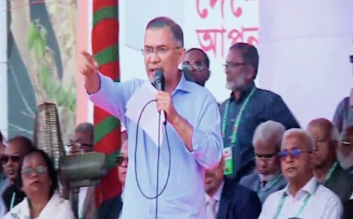 ১৩ তারিখ থেকে আগামী ৫ বছর জনগণের পা ধরে থাকবেন 