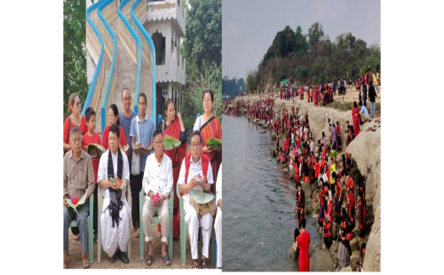 ফুল বিজুর মধ্য দিয়ে রাঙামাটিতে বর্ণিল বর্ষবরণ উৎসবের সূচনা